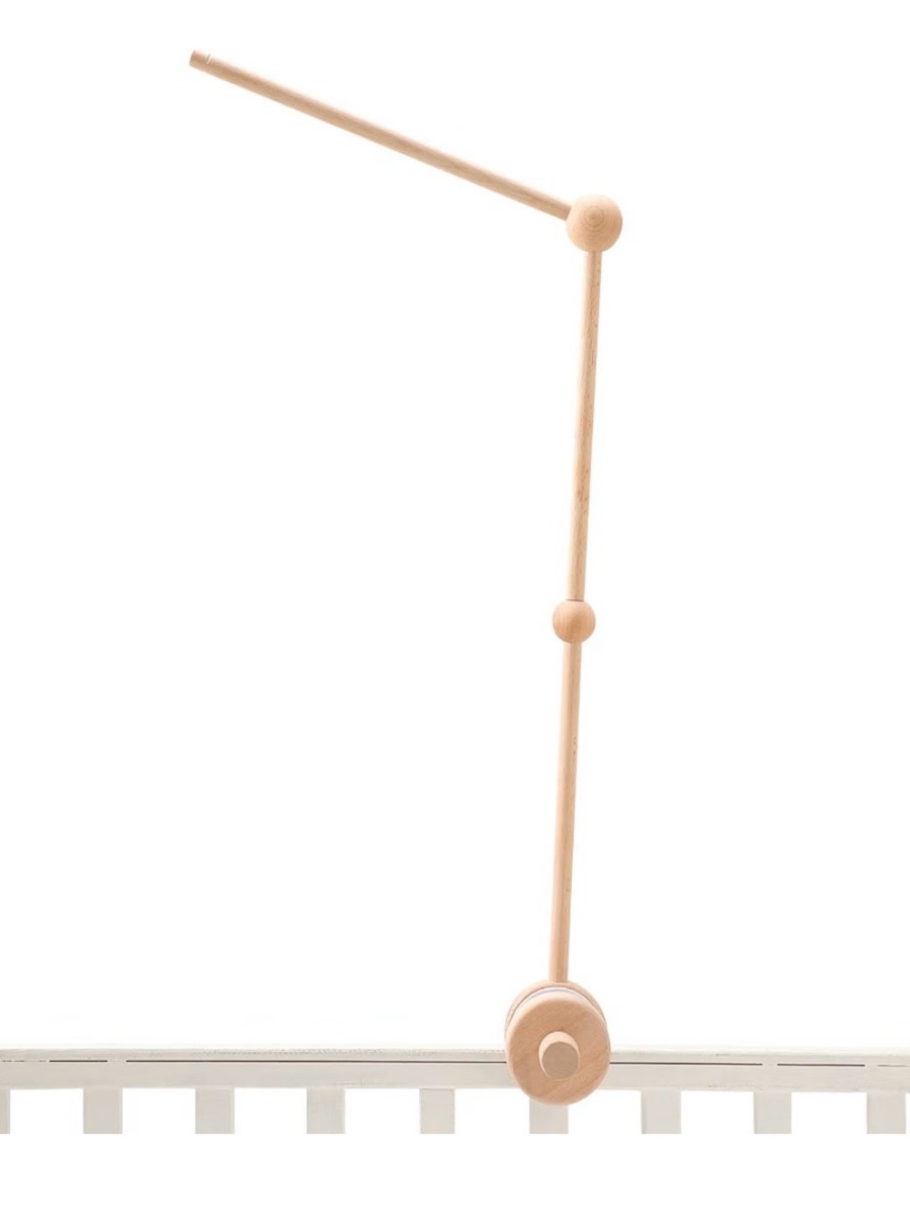 Crib mobile hanger
